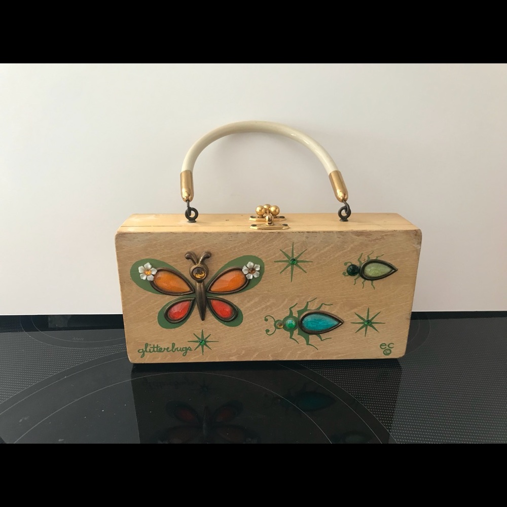 Enid Collins Glitterbugs Box Handbag